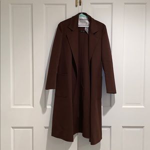 MaxMara Long Cashmere coat Chocolate Brown
